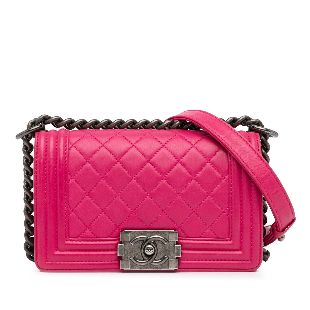 Chanel Small Lambskin Boy Flap (SHG-q4gnrk)