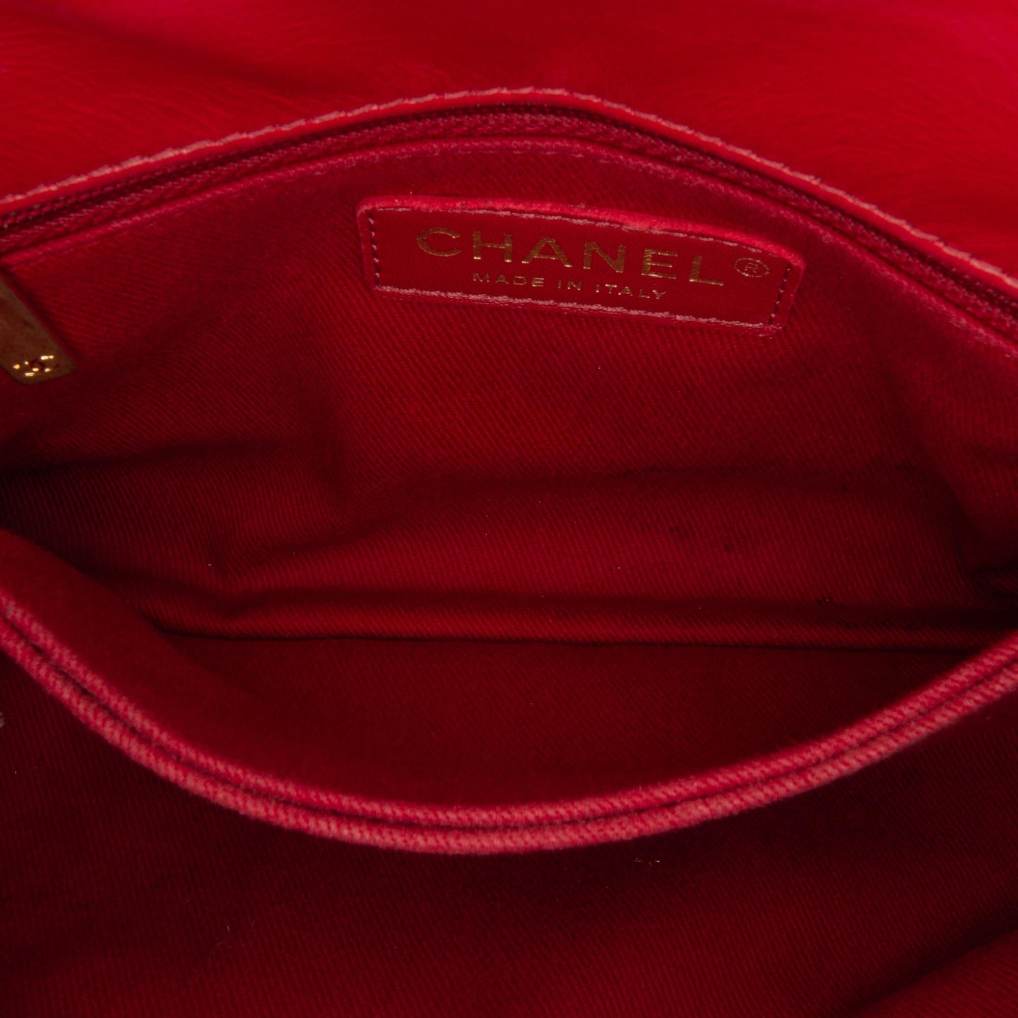 Chanel Small Lambskin Chevron Coco Top Handle Bag