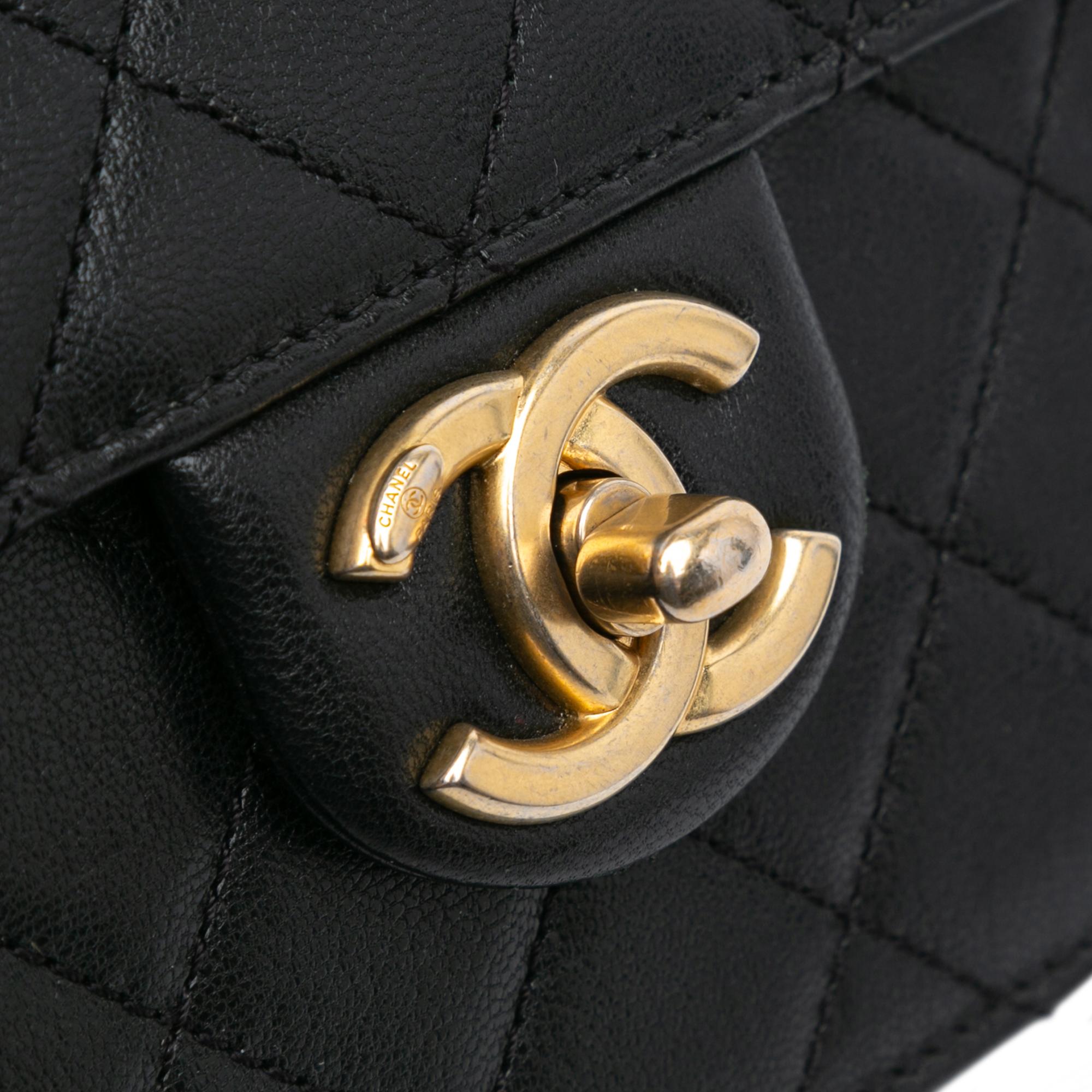 Chanel Small Lambskin Chic Pearls Flap
