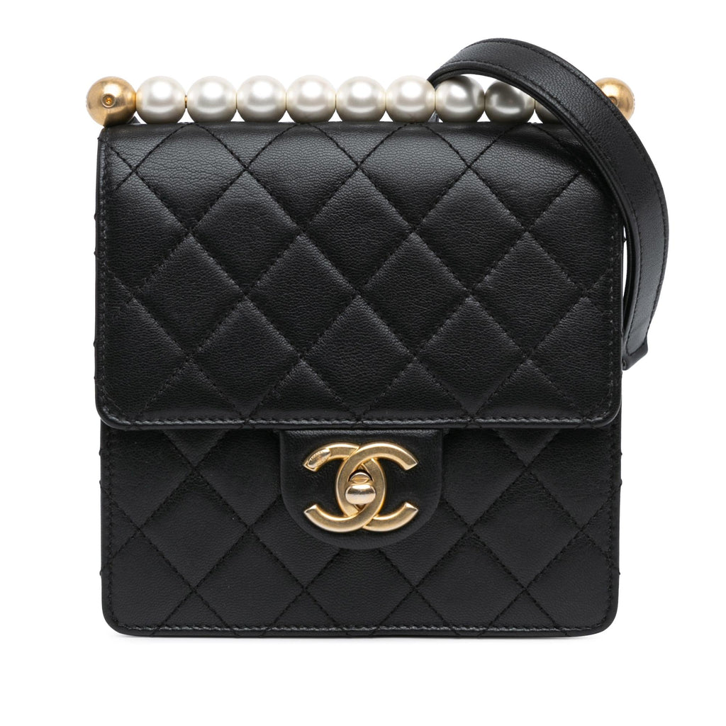 Chanel Small Lambskin Chic Pearls Flap