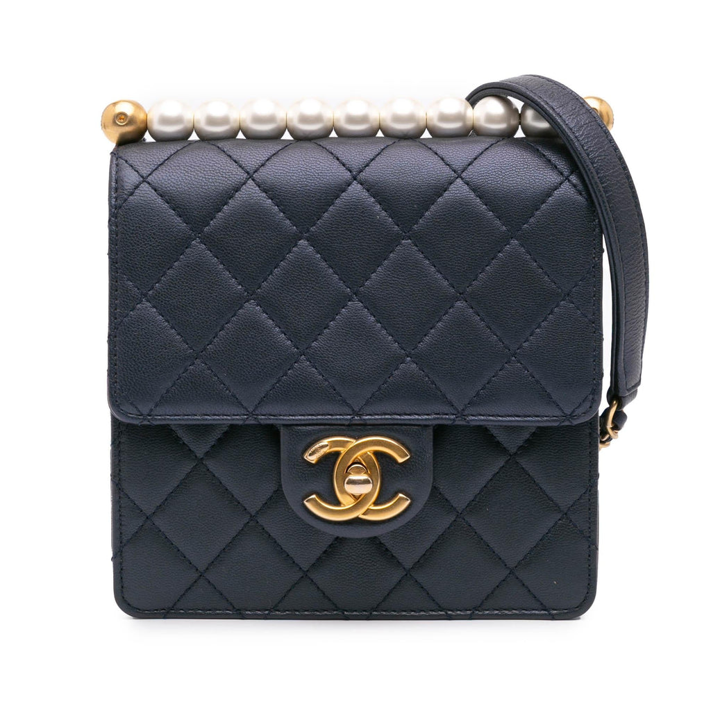 Chanel Small Lambskin Chic Pearls Flap