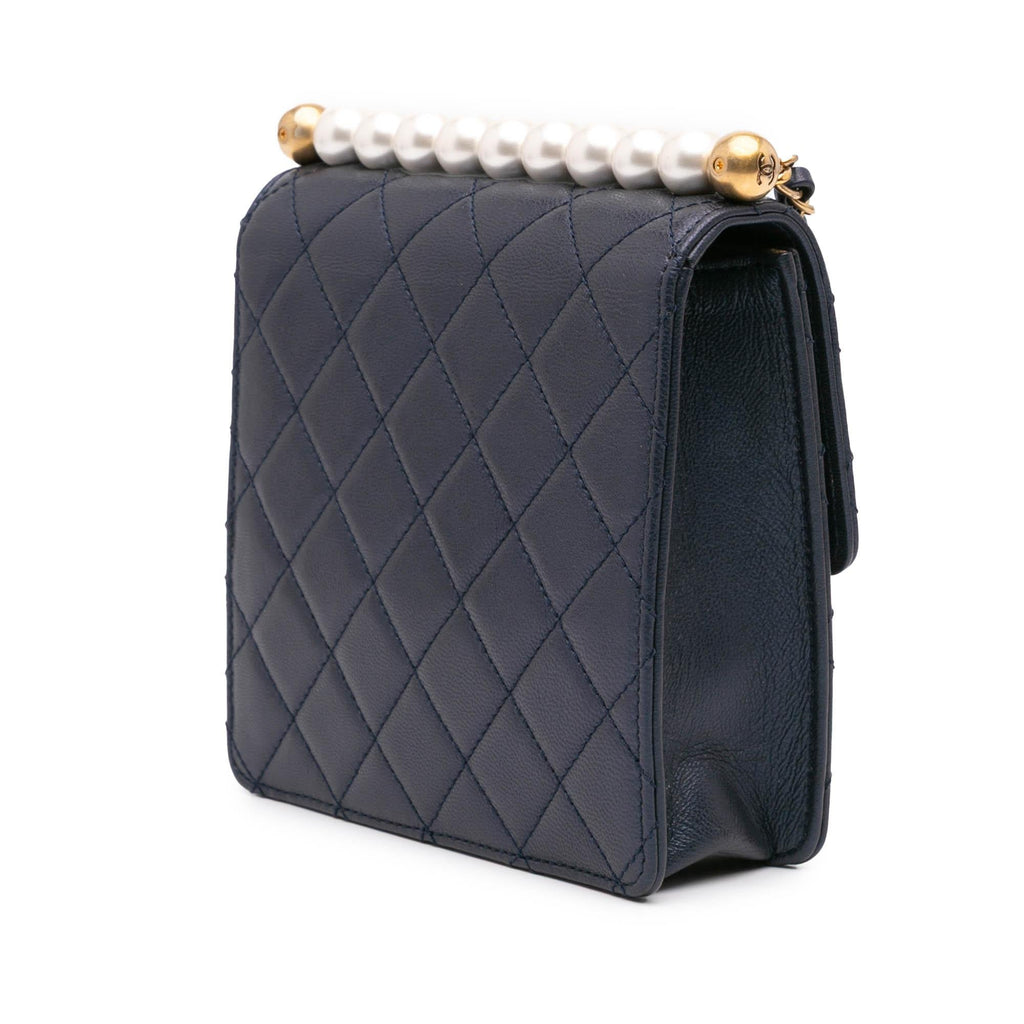 Chanel Small Lambskin Chic Pearls Flap