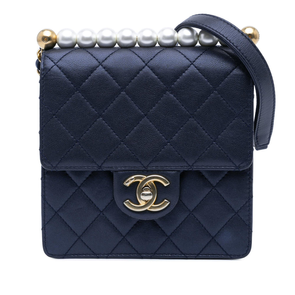 Chanel Small Lambskin Chic Pearls Flap