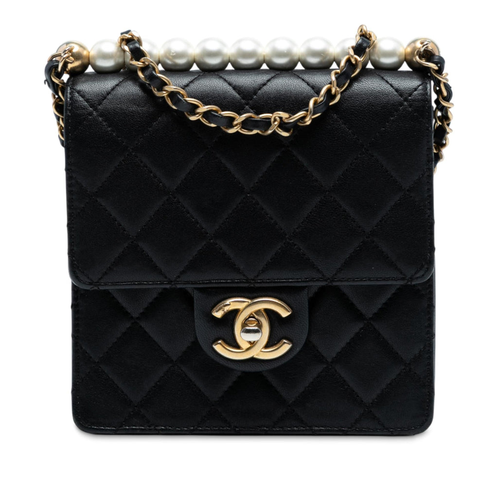 Chanel Small Lambskin Chic Pearls Flap