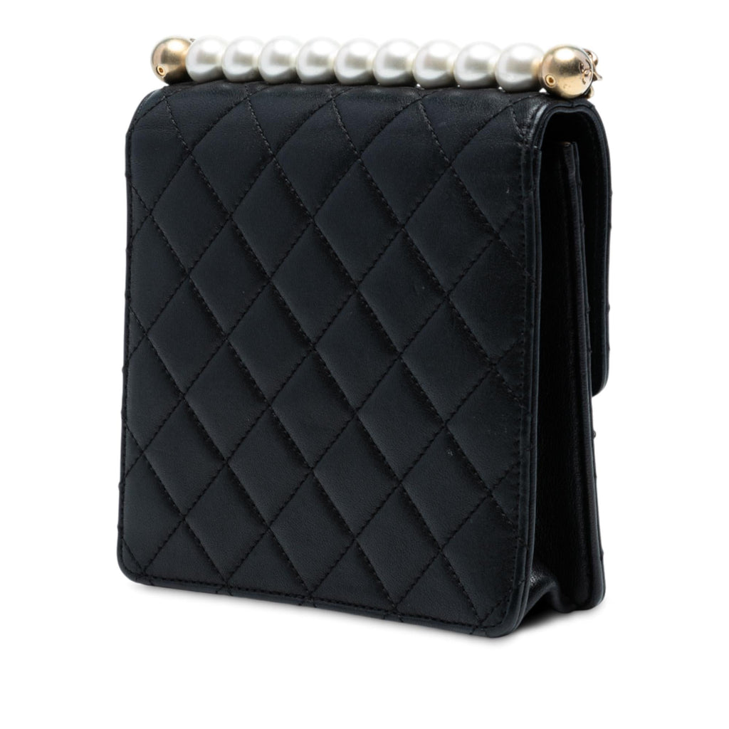 Chanel Small Lambskin Chic Pearls Flap