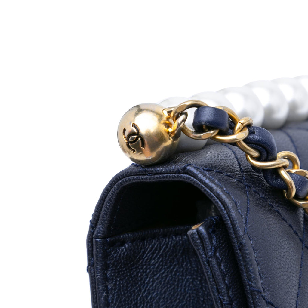 Chanel Small Lambskin Chic Pearls Flap