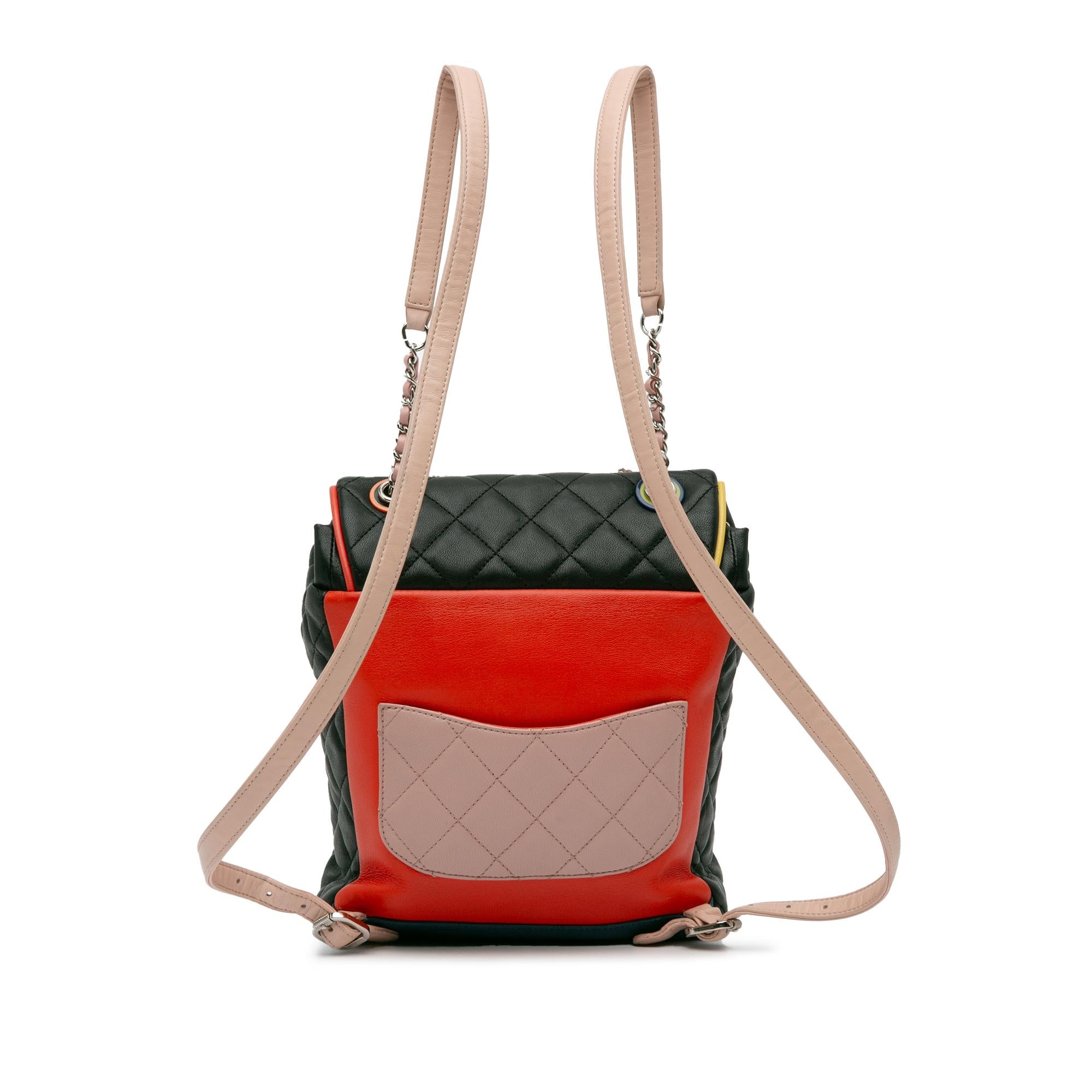 Chanel Small Lambskin Cuba Color Urban Spirit Backpack (SHG-a8CuVs)