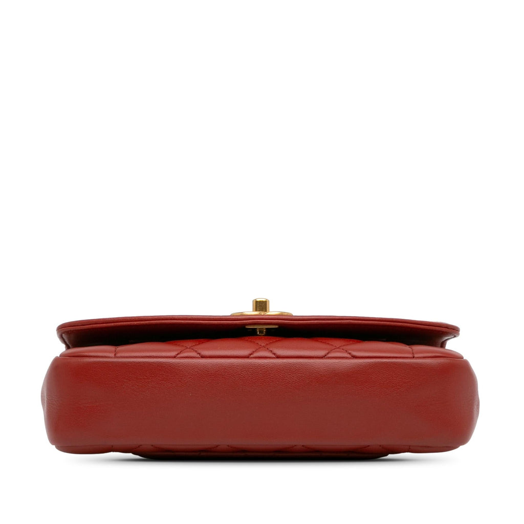 Chanel Small Lambskin Diana Flap (SHG-WdK1ak)
