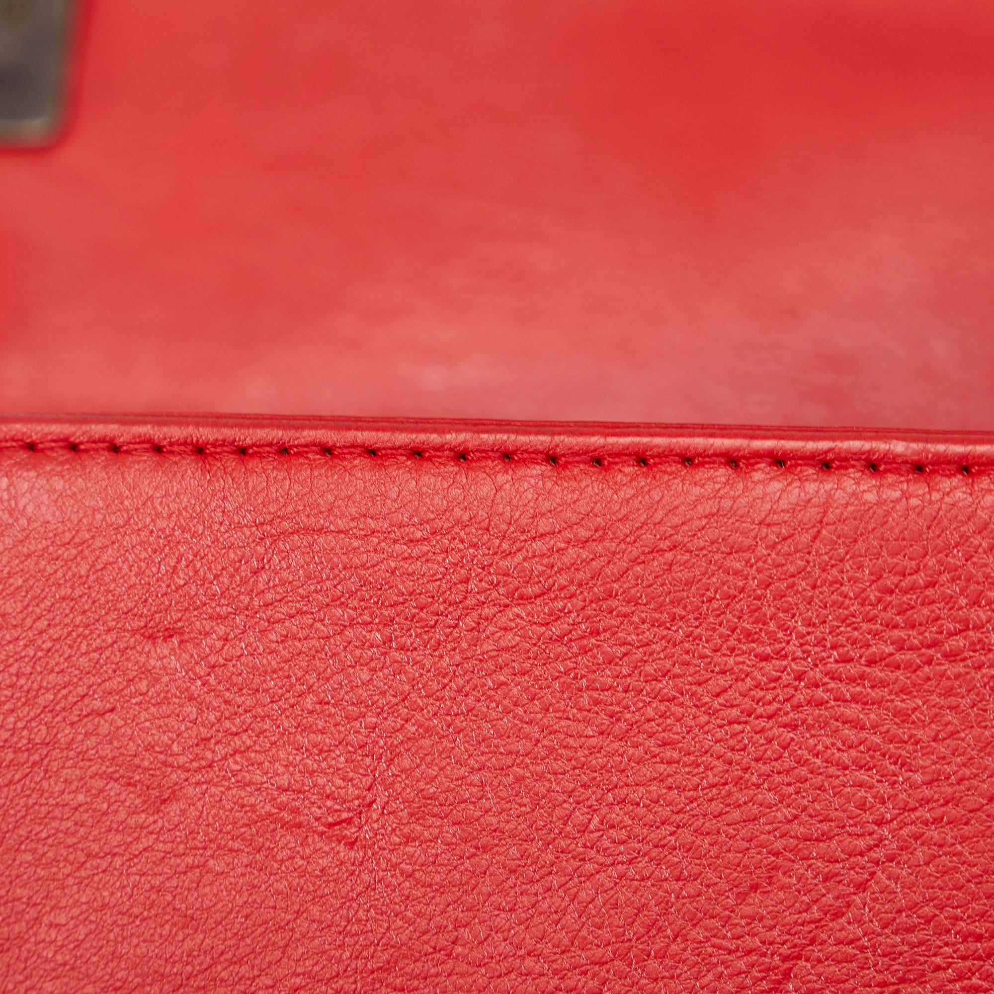 Chanel Small Lambskin Double Stitch Boy Flap