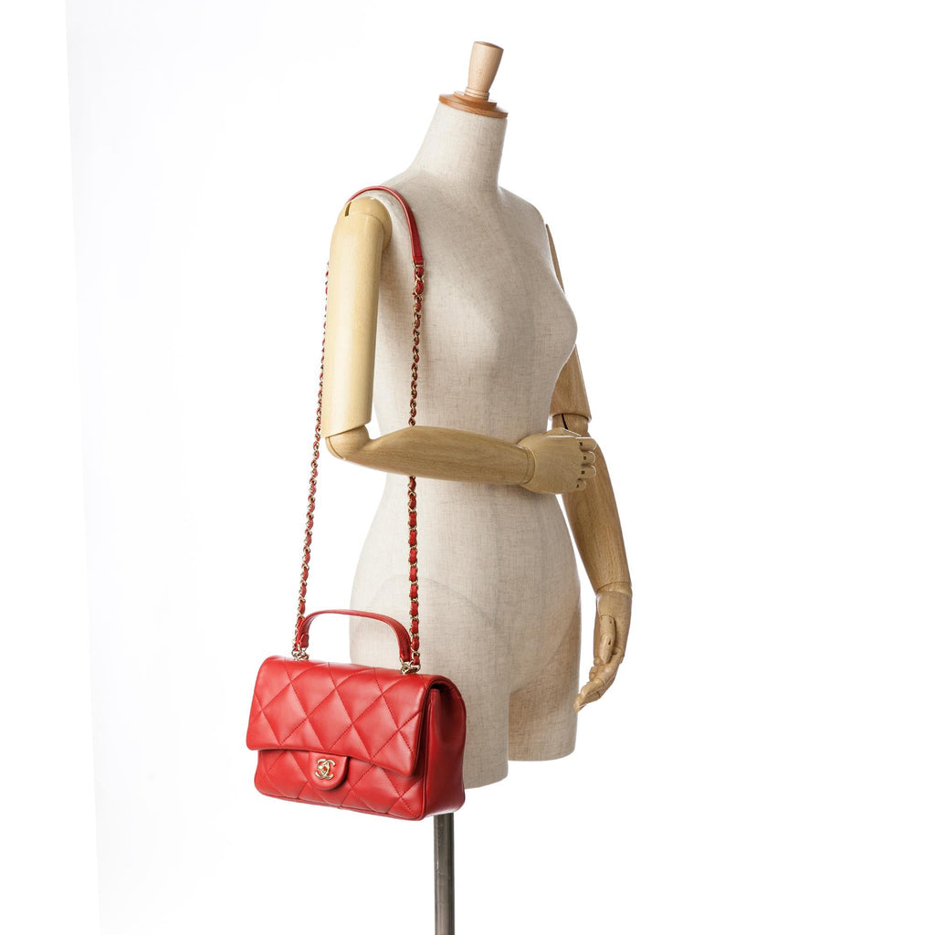 Chanel Small Lambskin Easy Carry Flap (SHG-TT4XIm)