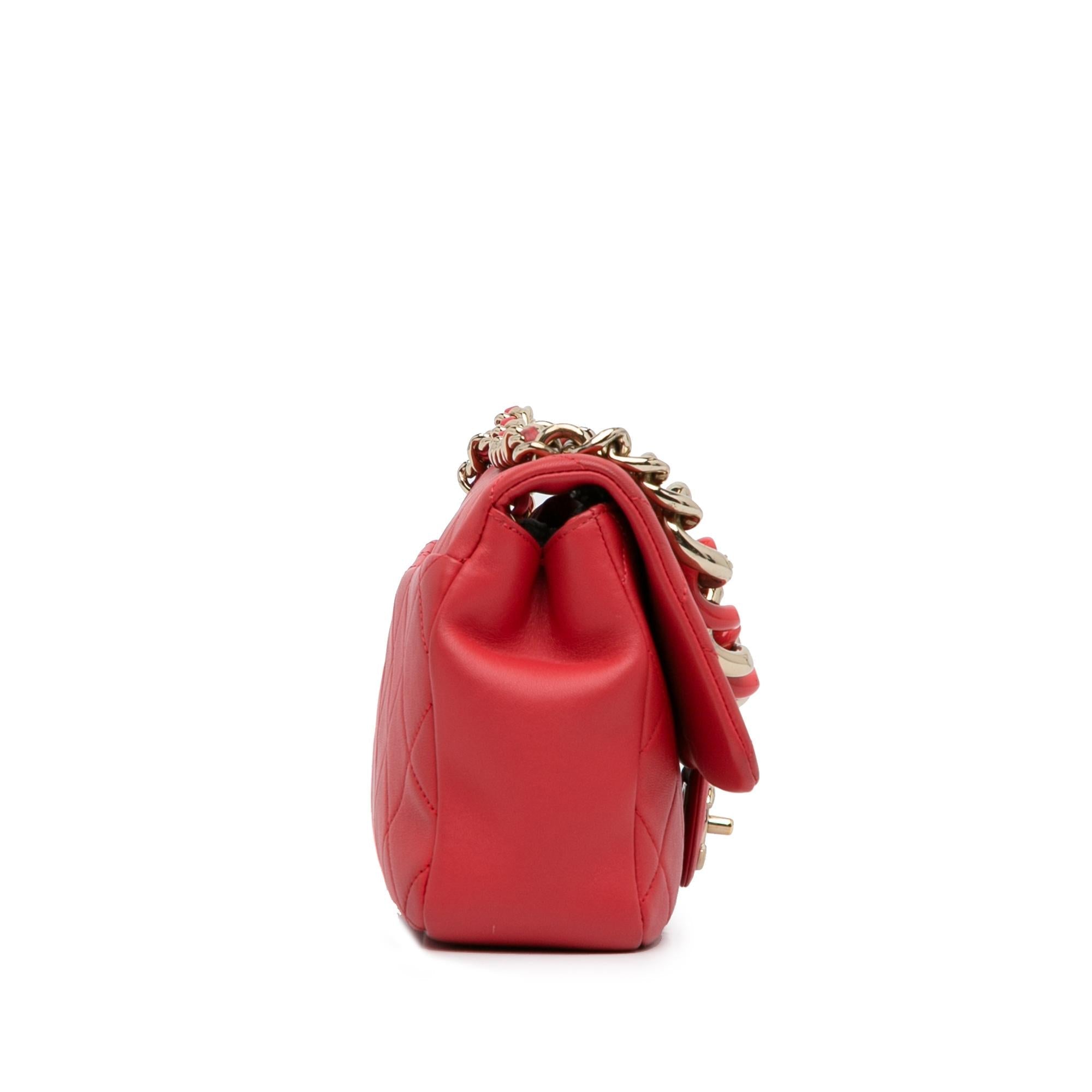 Chanel Small Lambskin Elegant Chain Single Flap (SHG-e6gpic)