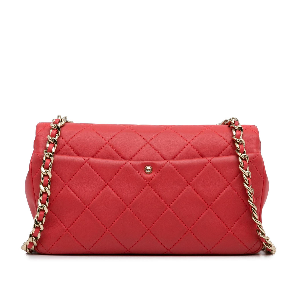 Chanel Small Lambskin Elegant Chain Single Flap (SHG-e6gpic)