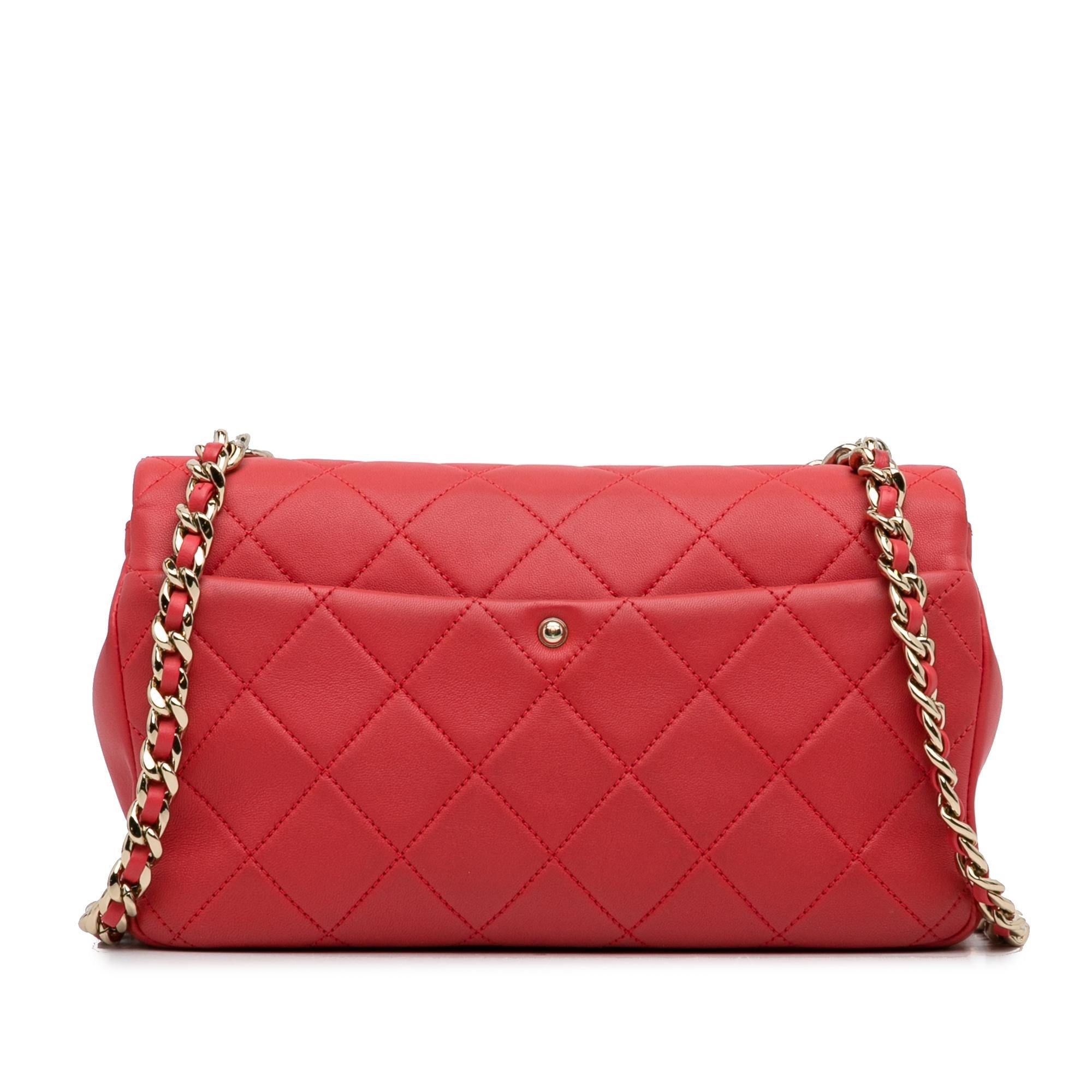 Chanel Small Lambskin Elegant Chain Single Flap (SHG-e6gpic)