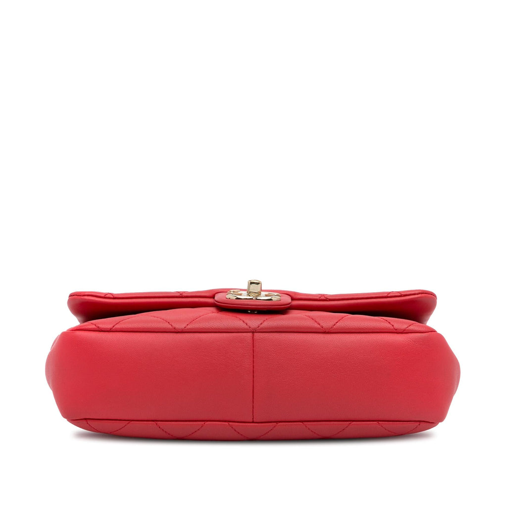 Chanel Small Lambskin Elegant Chain Single Flap