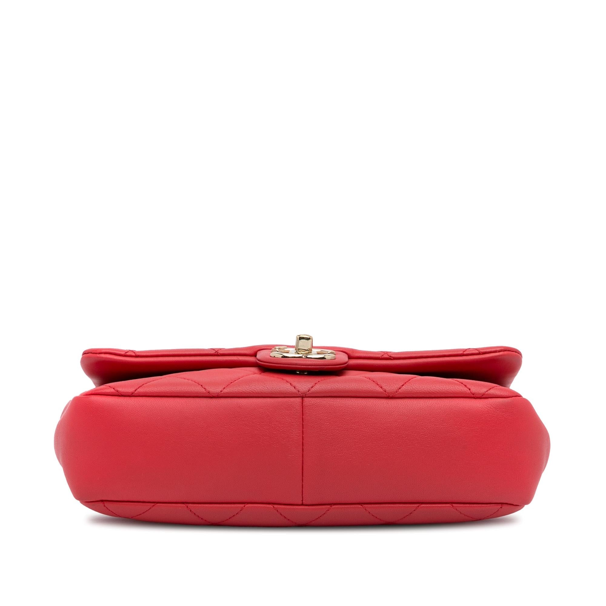Chanel Small Lambskin Elegant Chain Single Flap