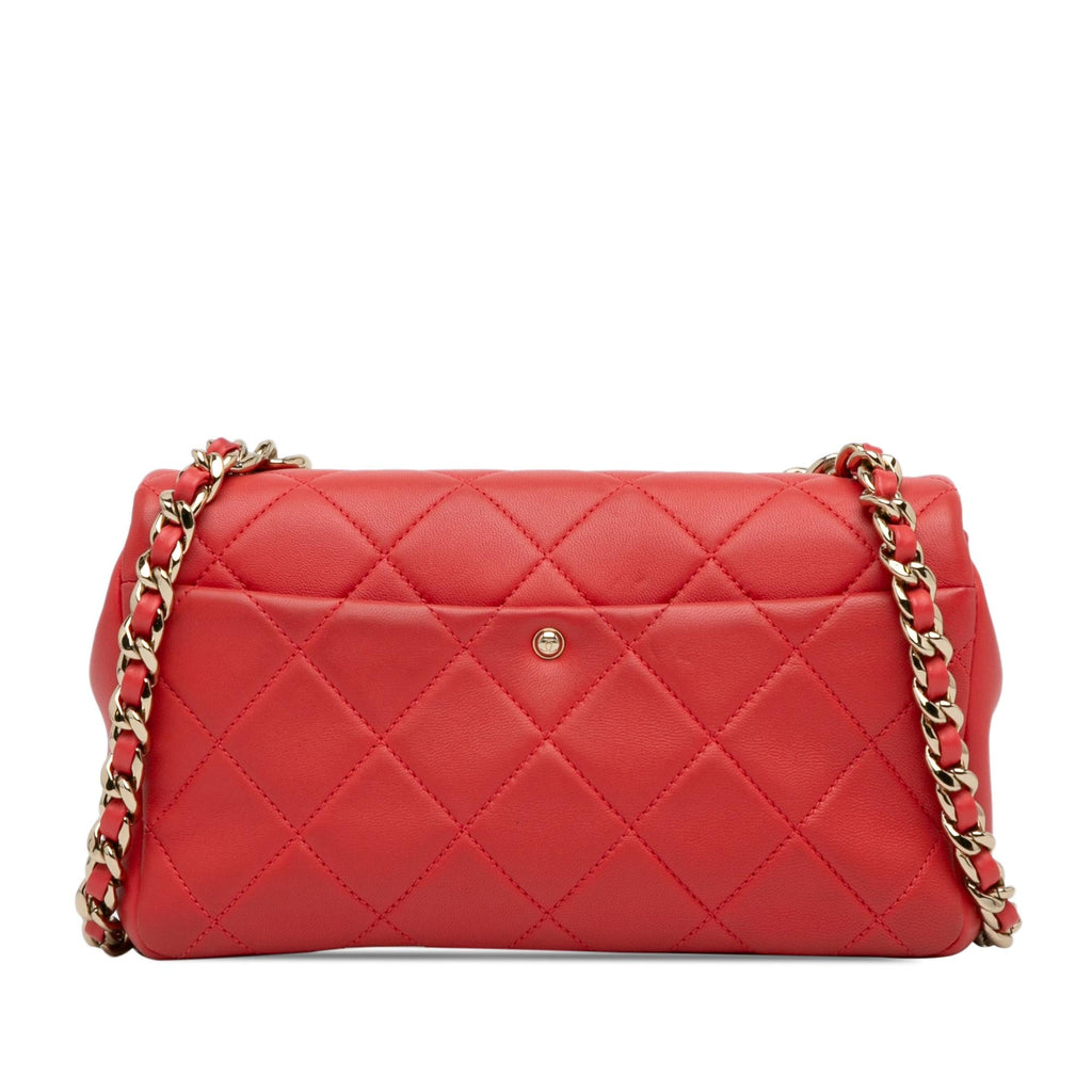 Chanel Small Lambskin Elegant Chain Single Flap