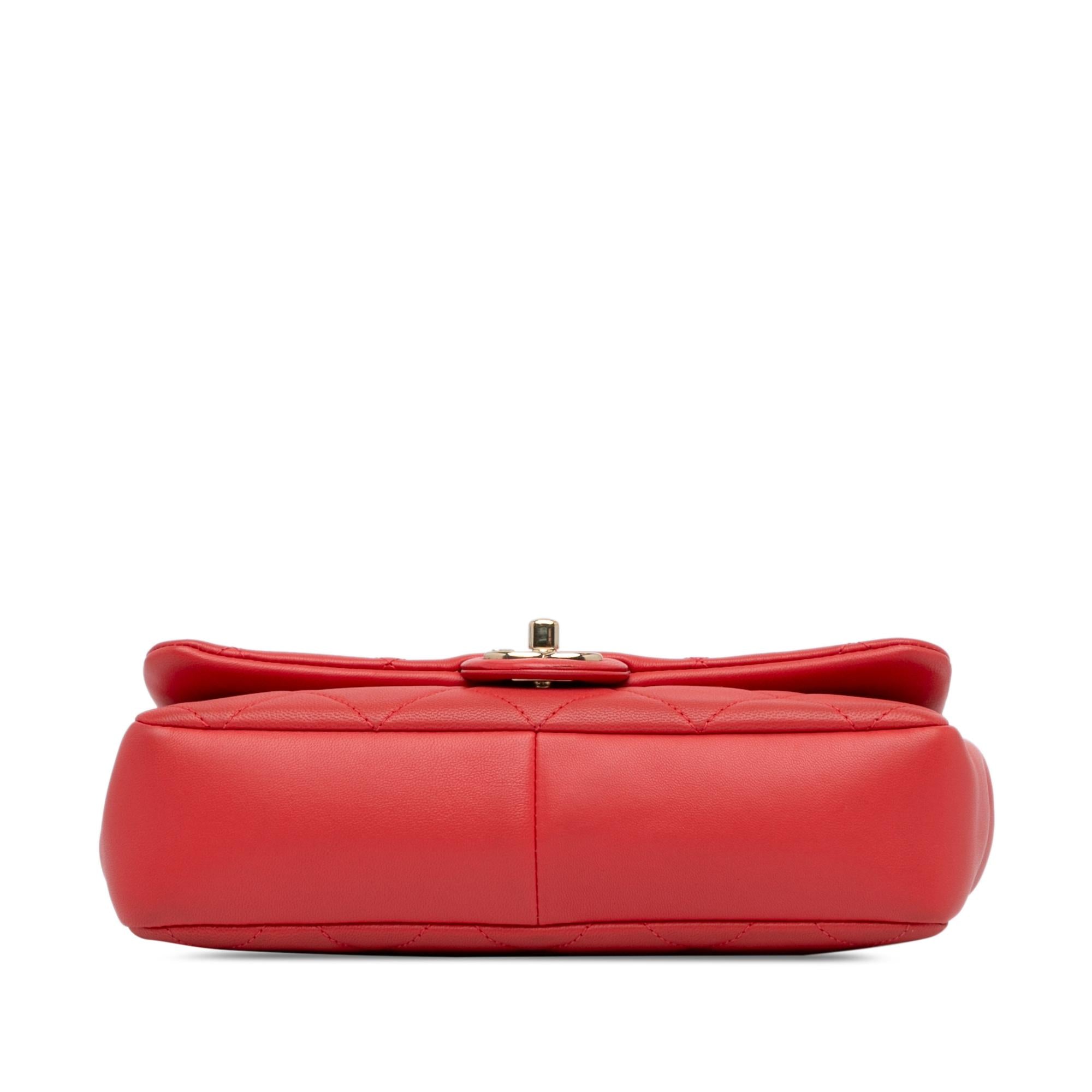 Chanel Small Lambskin Elegant Chain Single Flap