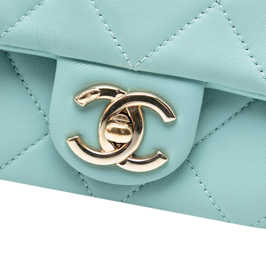 Chanel Small Lambskin Elegant Chain Single Flap