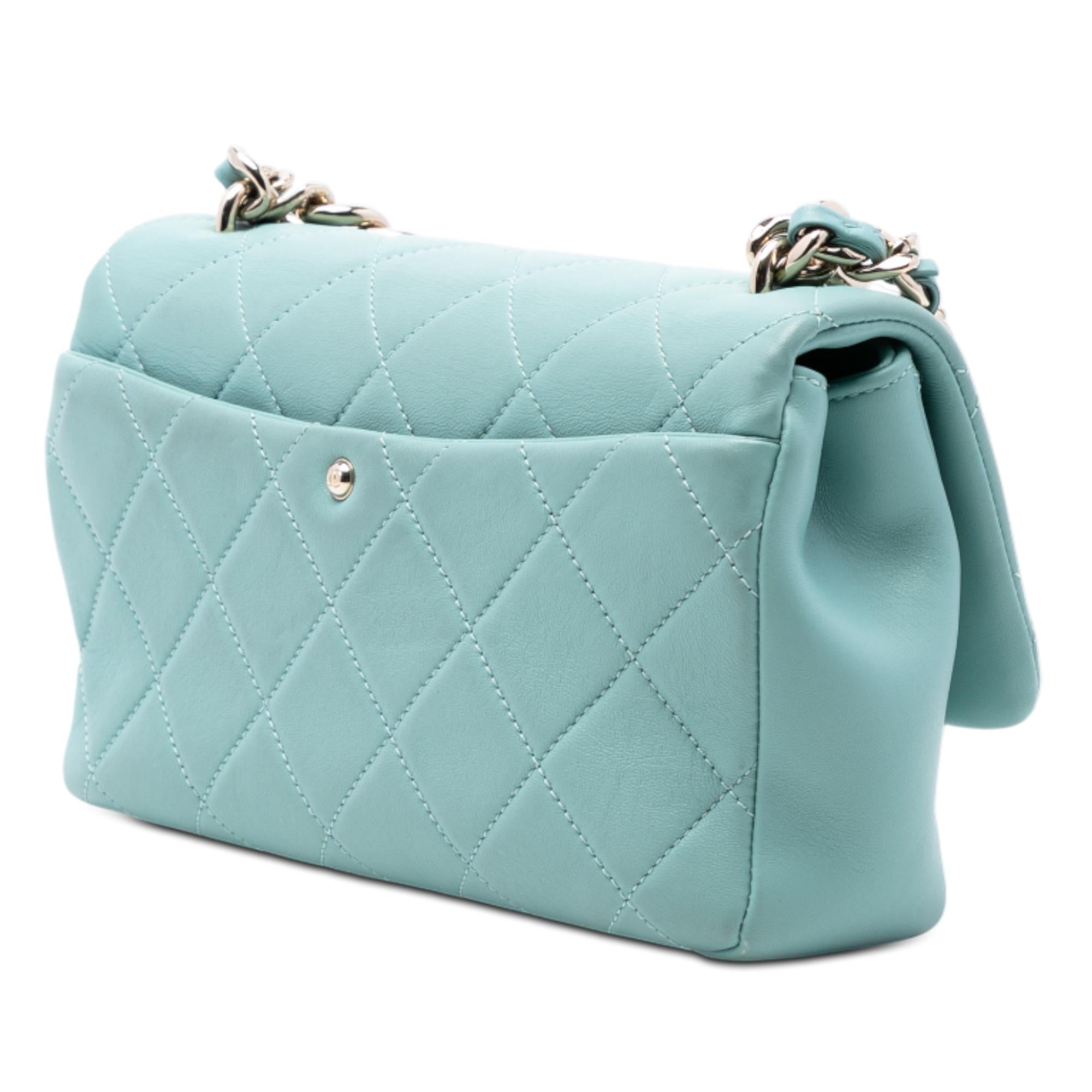 Chanel Small Lambskin Elegant Chain Single Flap
