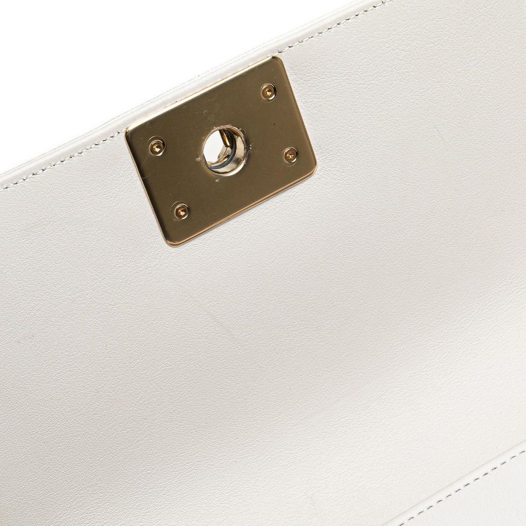 Chanel Small Lambskin Embroidered Boy Flap