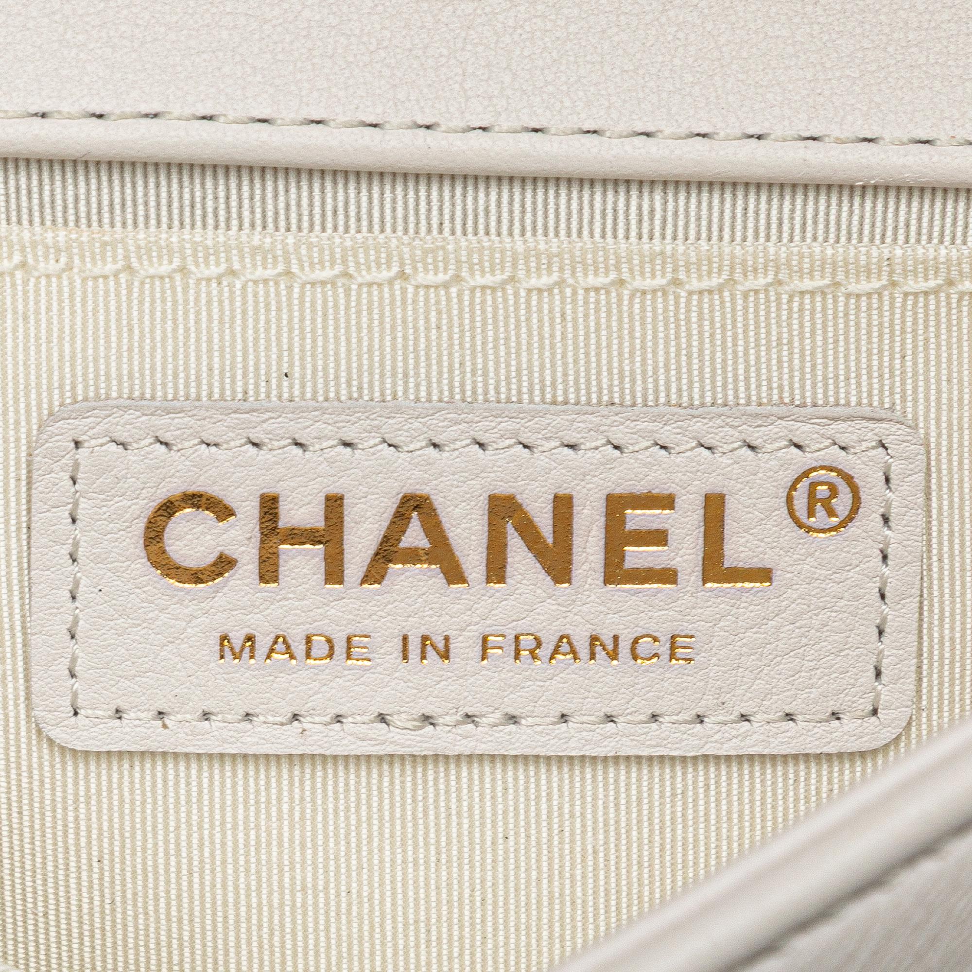 Chanel Small Lambskin Embroidered Boy Flap