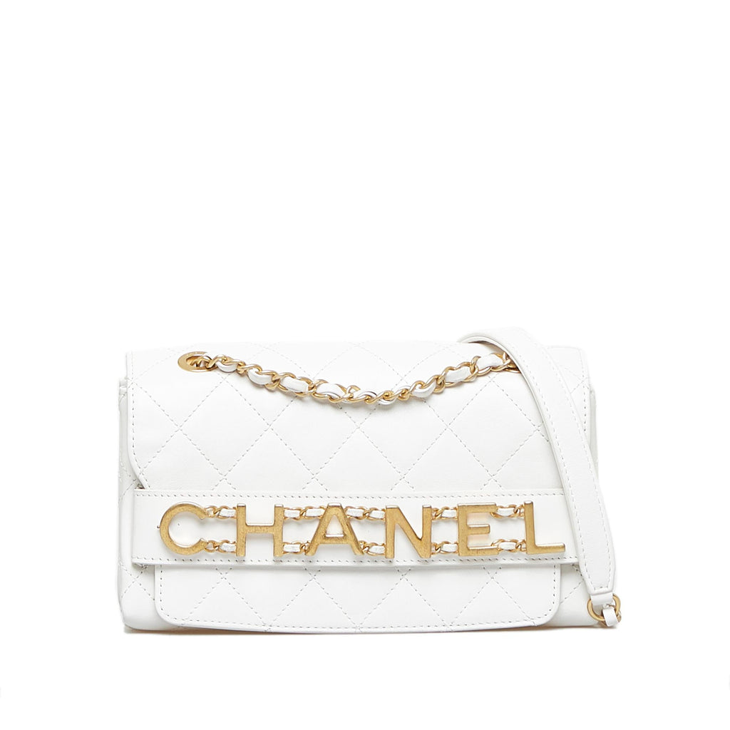 Chanel Small Lambskin Enchained Flap Bag (SHG-nHd7s9)