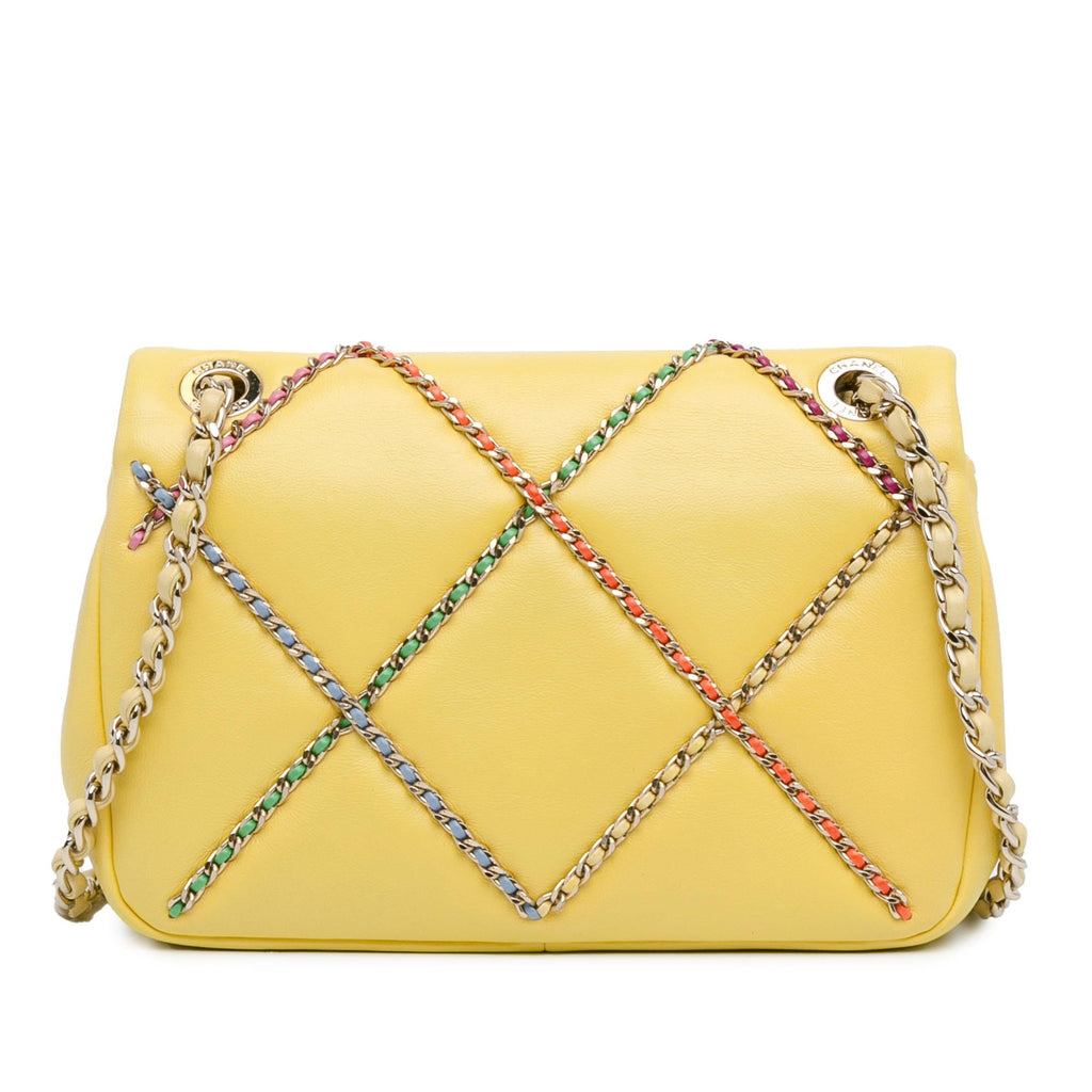 Chanel Small Lambskin Entwined Chain Flap (SHG-17rKtH)