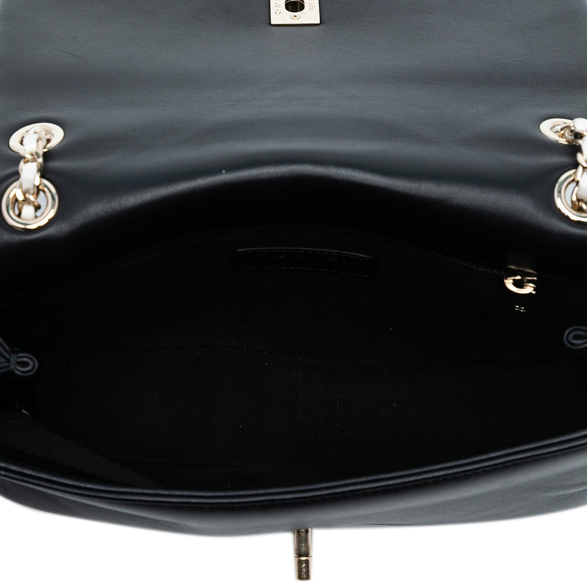 Chanel Small Lambskin Entwined Chain Flap
