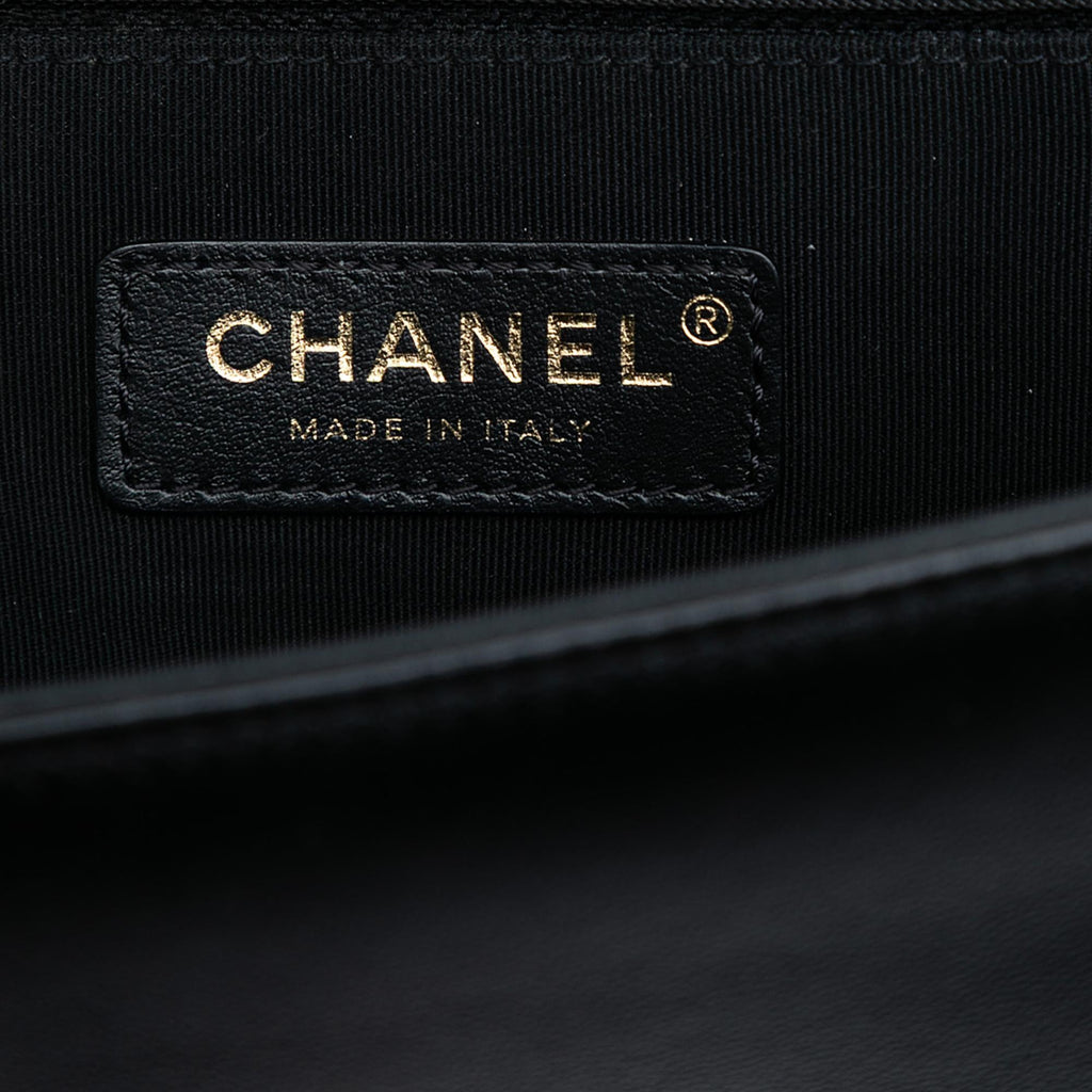 Chanel Small Lambskin Entwined Chain Flap