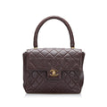 Chanel Small Lambskin Kelly Top Handle Bag (SHG-f4kw8p)