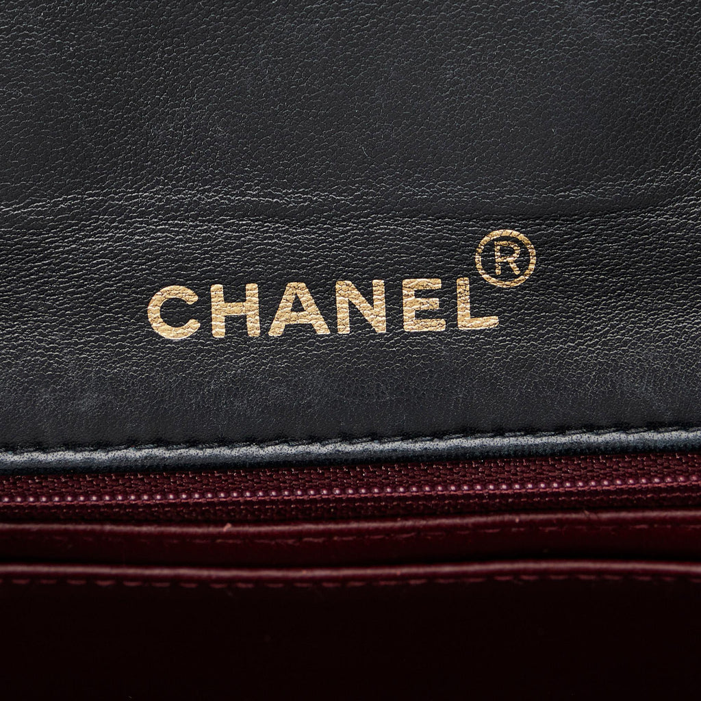 Chanel Small Lambskin Kelly Top Handle Bag (SHG-vYxH1m)