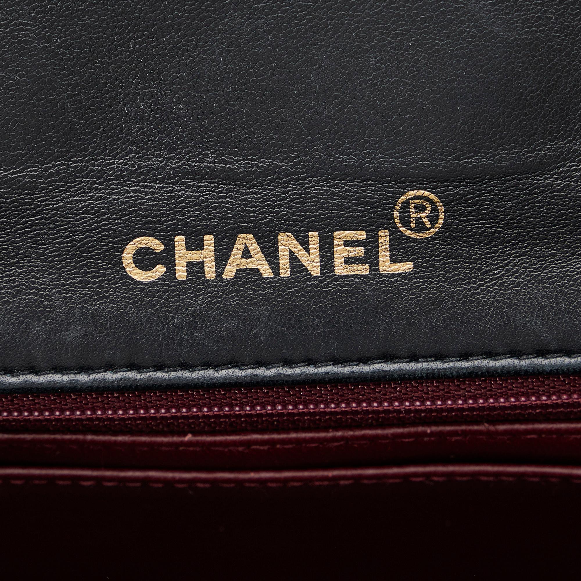 Chanel Small Lambskin Kelly Top Handle Bag (SHG-vYxH1m)