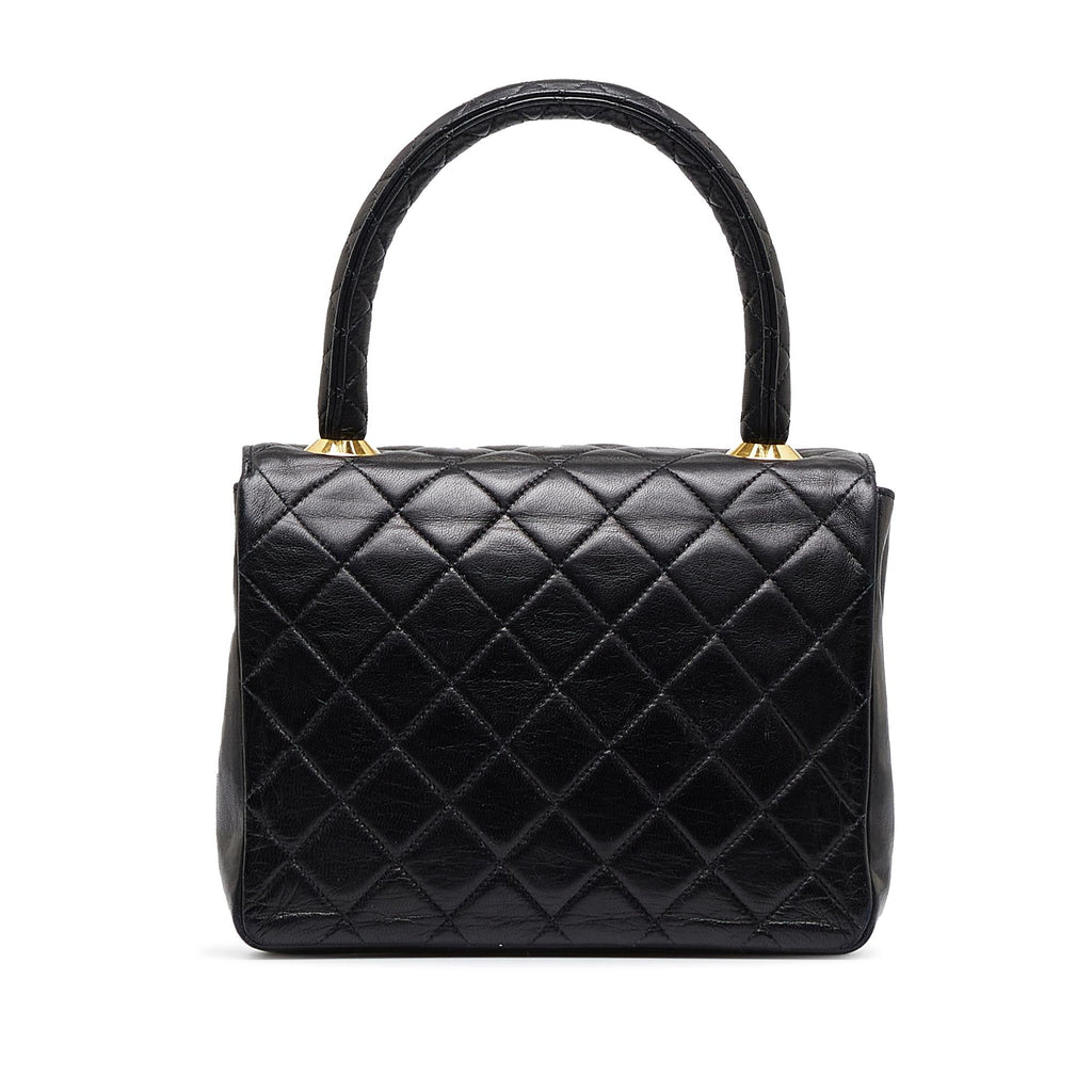 Chanel Small Lambskin Kelly Top Handle Bag