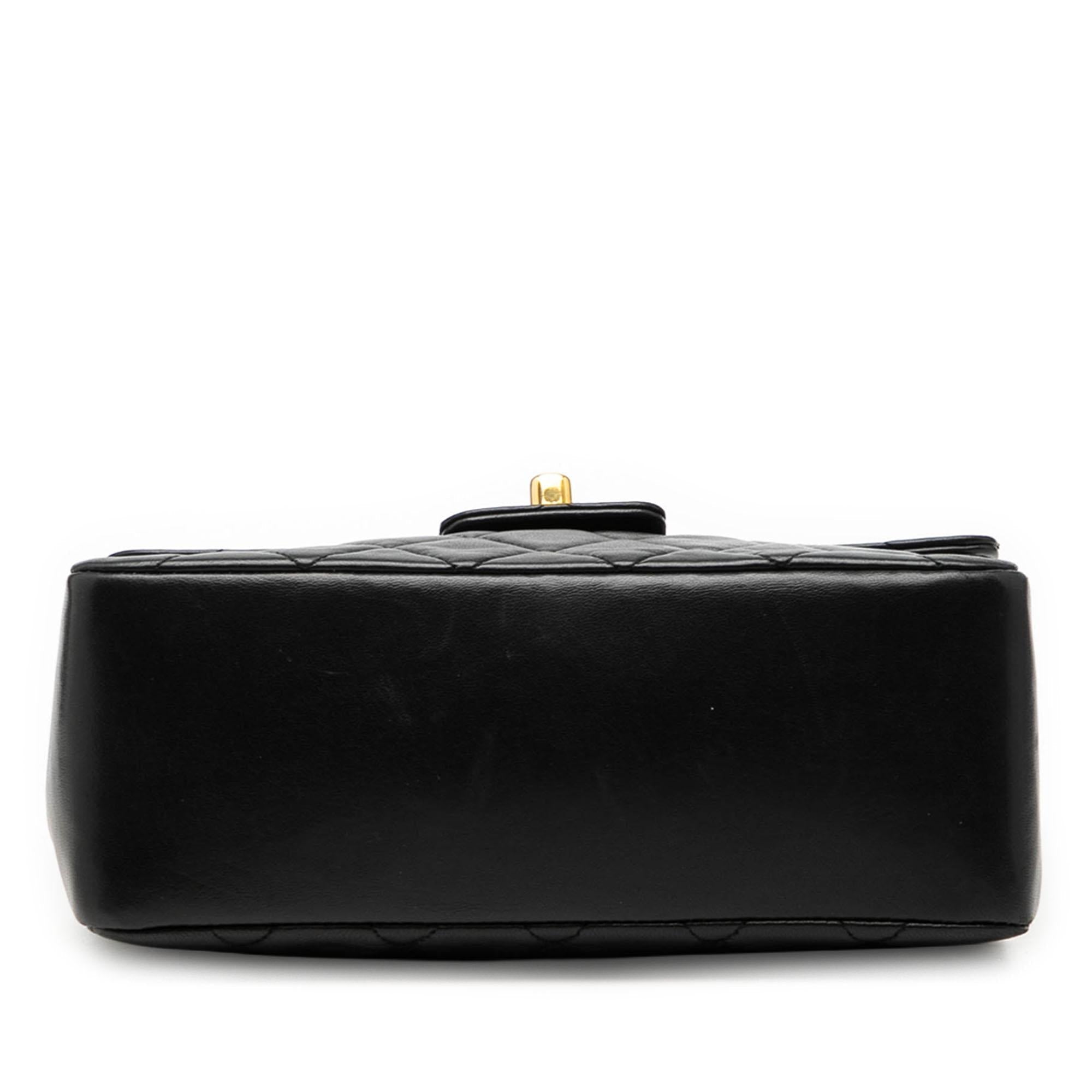 Chanel Small Lambskin Kelly Top Handle Bag