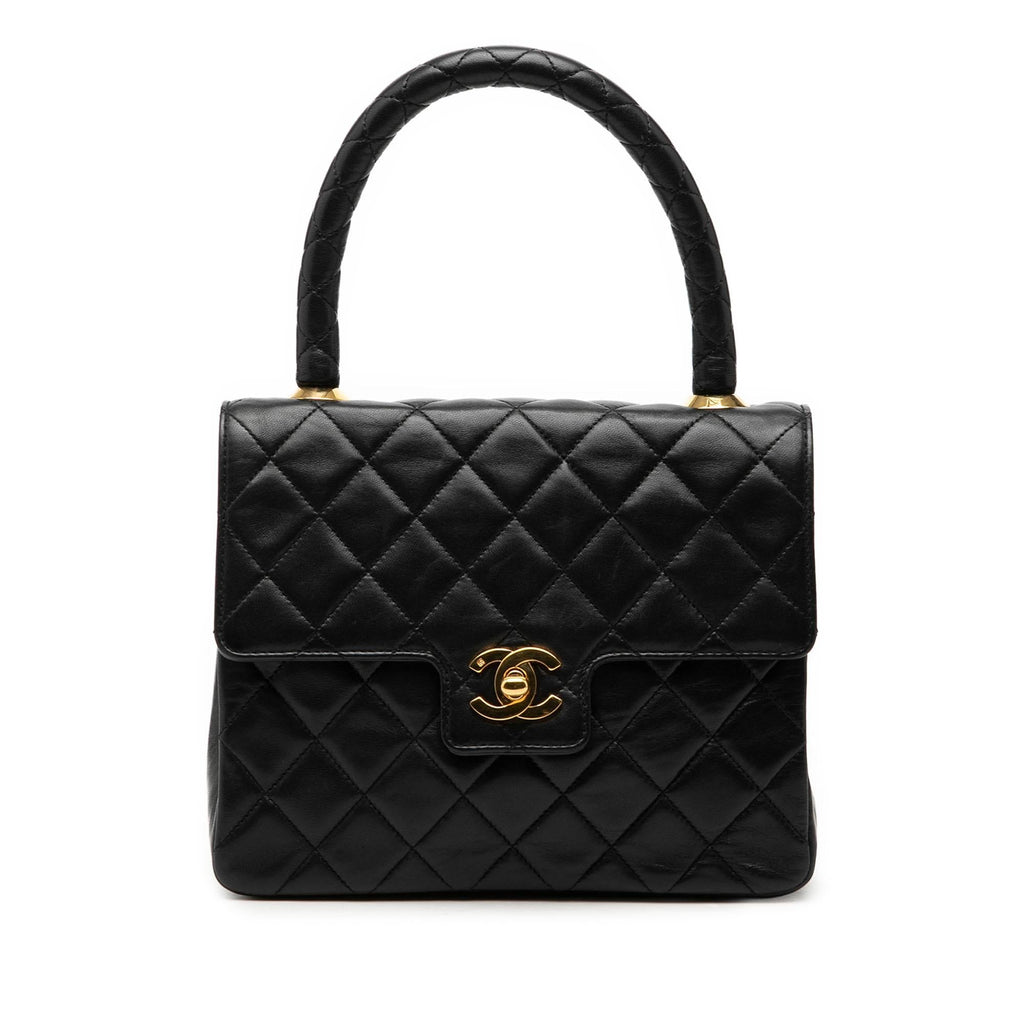 Chanel Small Lambskin Kelly Top Handle Bag