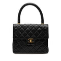 Chanel Small Lambskin Kelly Top Handle Bag