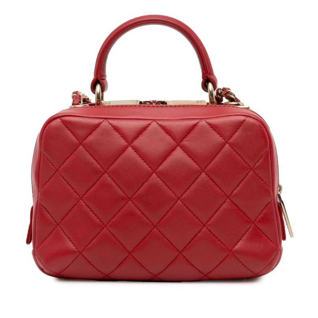 Chanel Small Lambskin Trendy CC Bowling (SHG-QJbngs)
