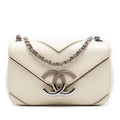 Chanel Small Macro Chevron Caviar Flap