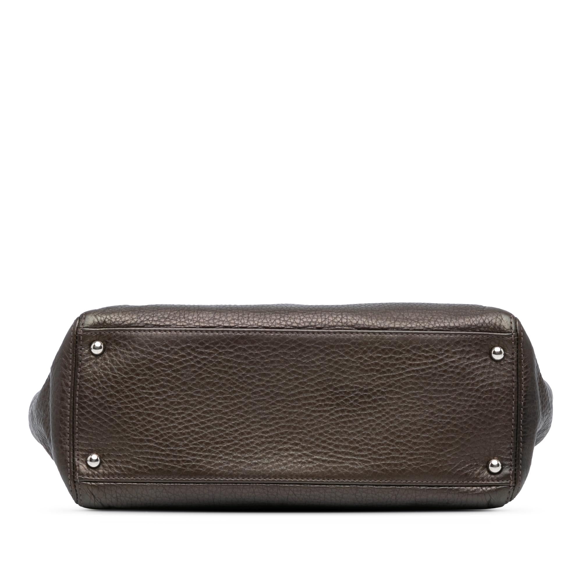 Chanel Small Metallic Calfskin Executive Cerf Tote