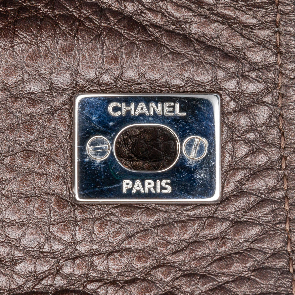 Chanel Small Metallic Calfskin Executive Cerf Tote