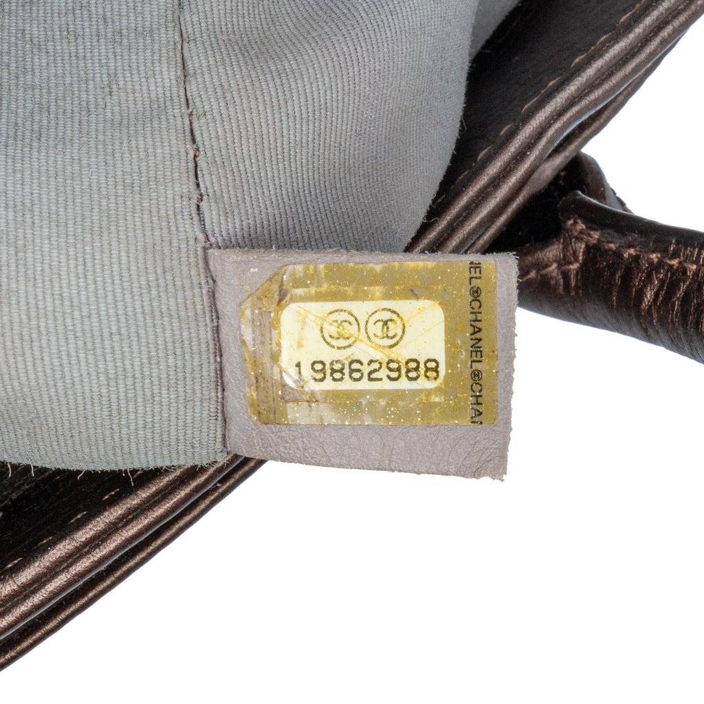 Chanel Small Metallic Calfskin Executive Cerf Tote