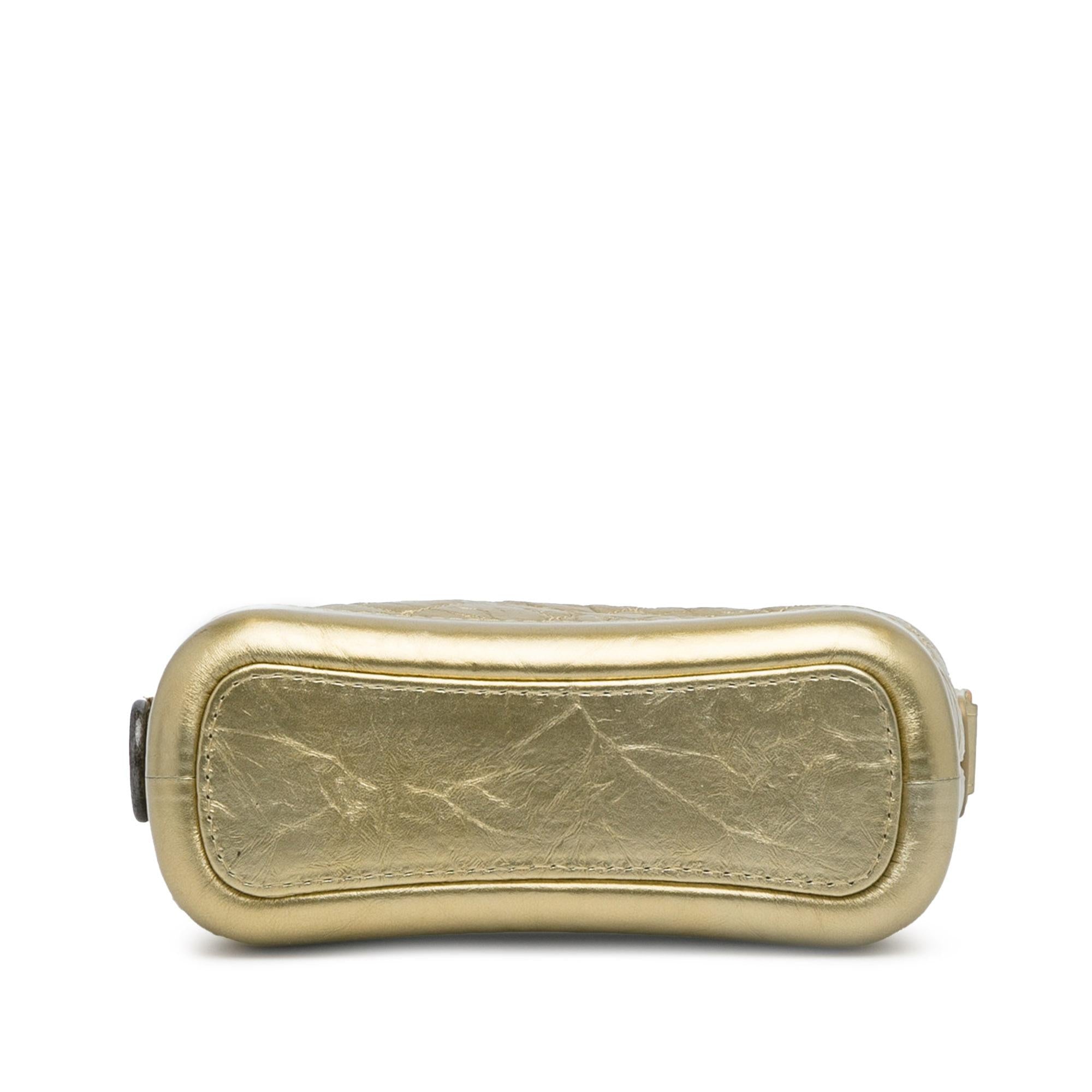 Chanel Small Metallic Gabrielle Crossbody Bag (SHG-S2VD17)