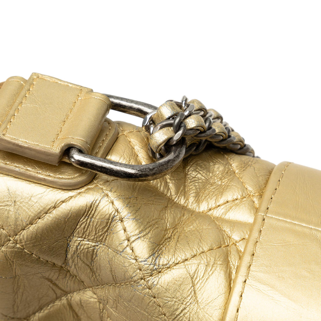 Chanel Small Metallic Lambskin Gabrielle Crossbody (SHG-5QvX7a)