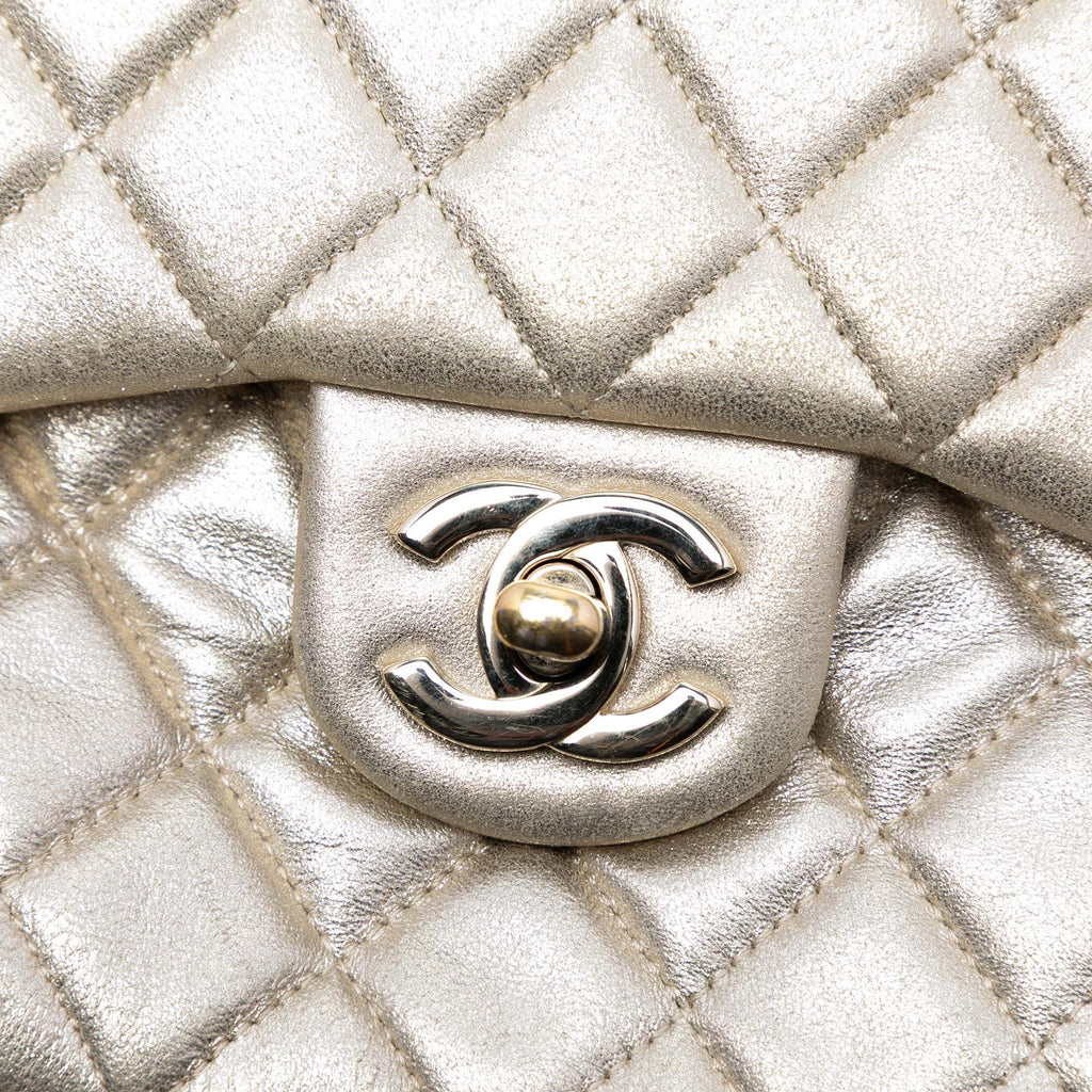 Chanel Small Metallic Lambskin In Seoul Backpack