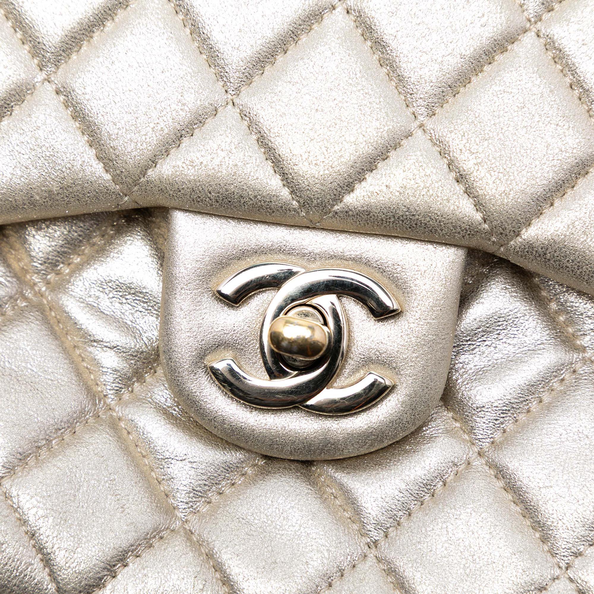 Chanel Small Metallic Lambskin In Seoul Backpack