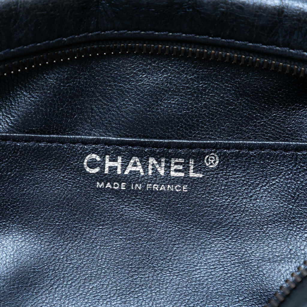 Chanel Small Metallic Quilted Aged Calfskin Reissue Camera Bag
