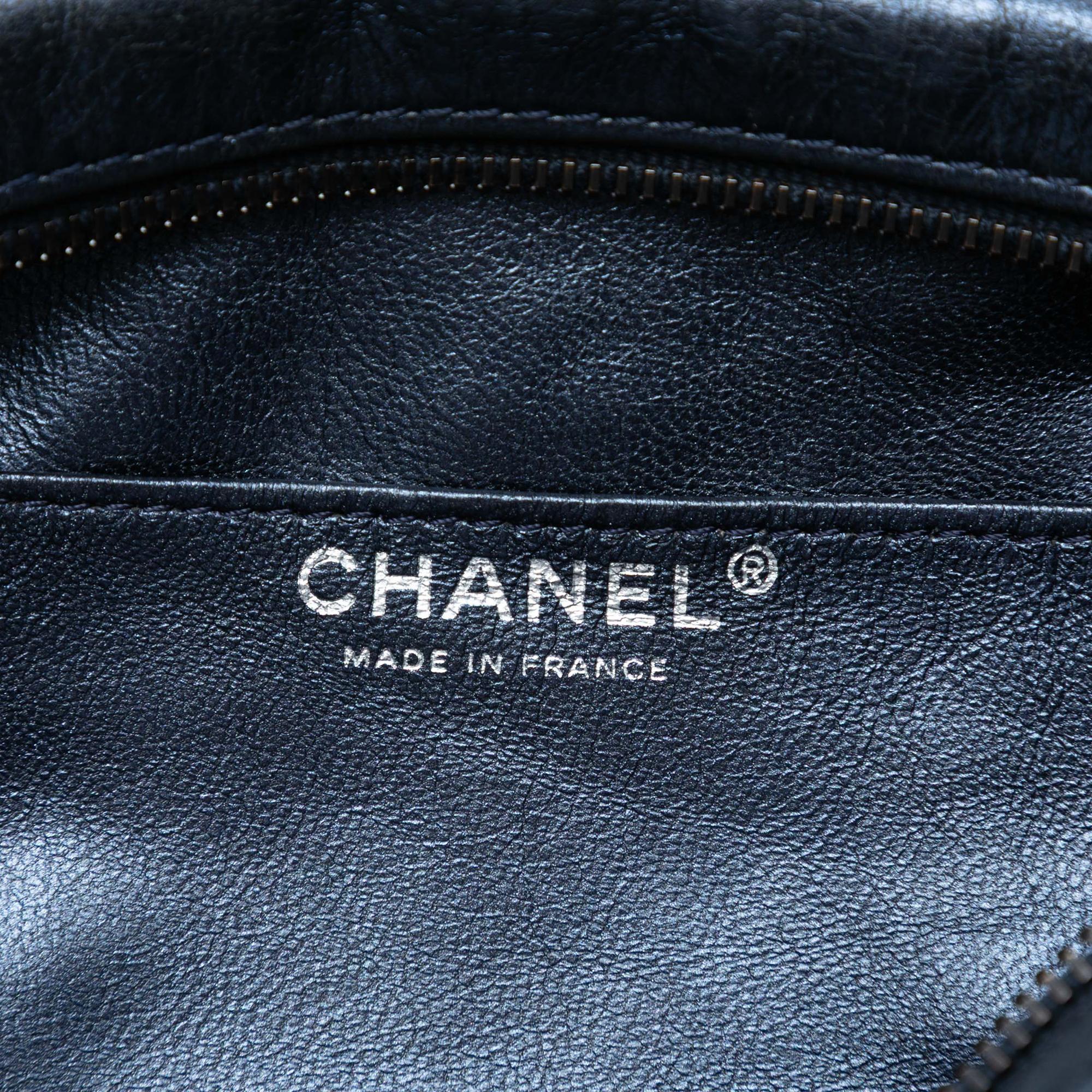 Chanel Small Metallic Quilted Aged Calfskin Reissue Camera Bag