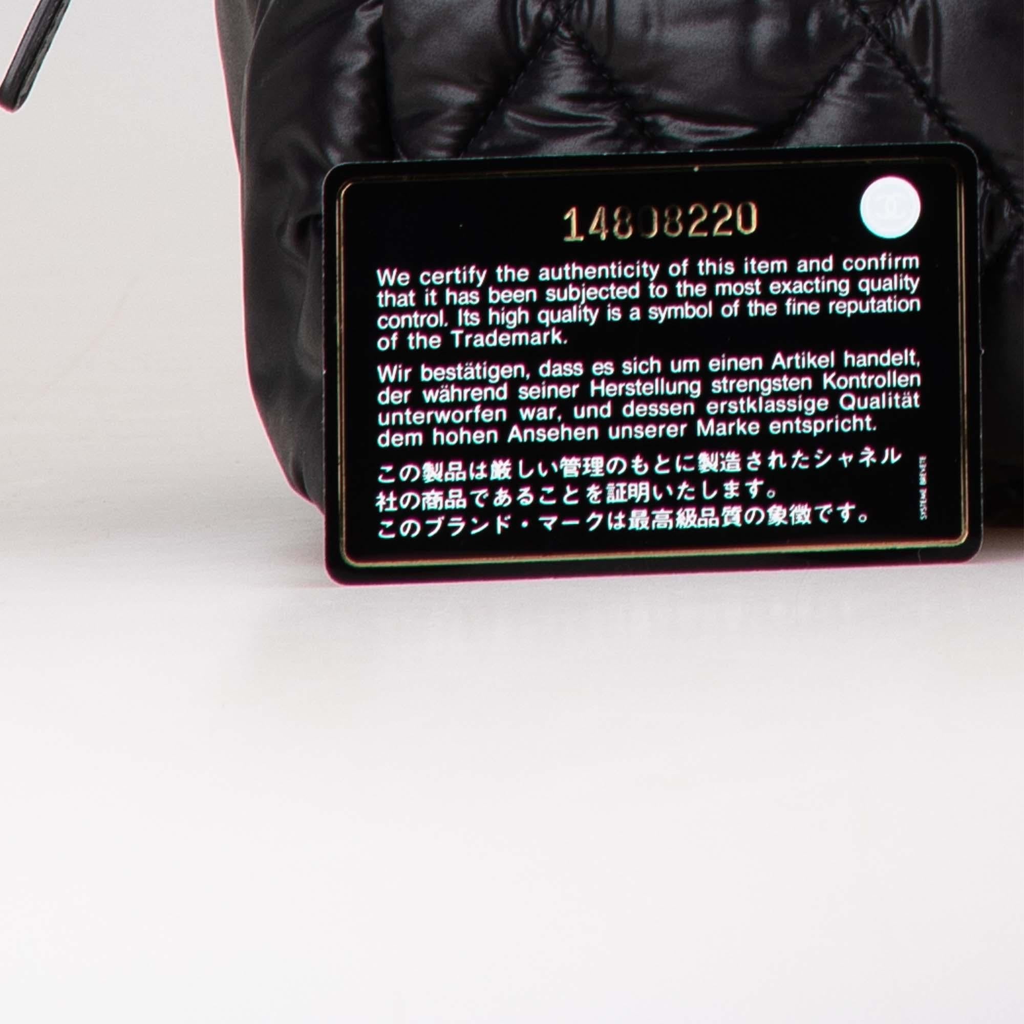Chanel Small Nylon Coco Cocoon Handbag (SHG-XUA1nC)