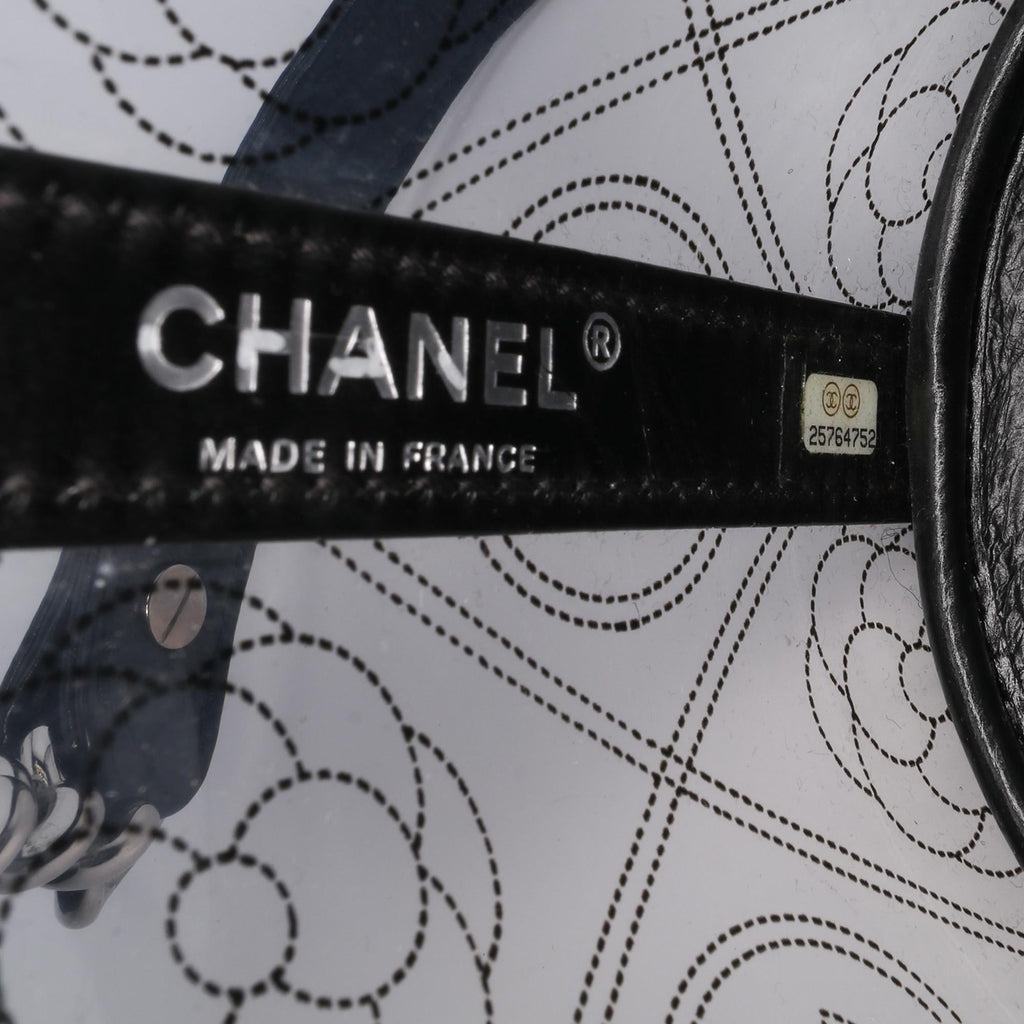 Chanel Small PVC and Crumpled Calfskin Camellia Coco Bucket Bag
