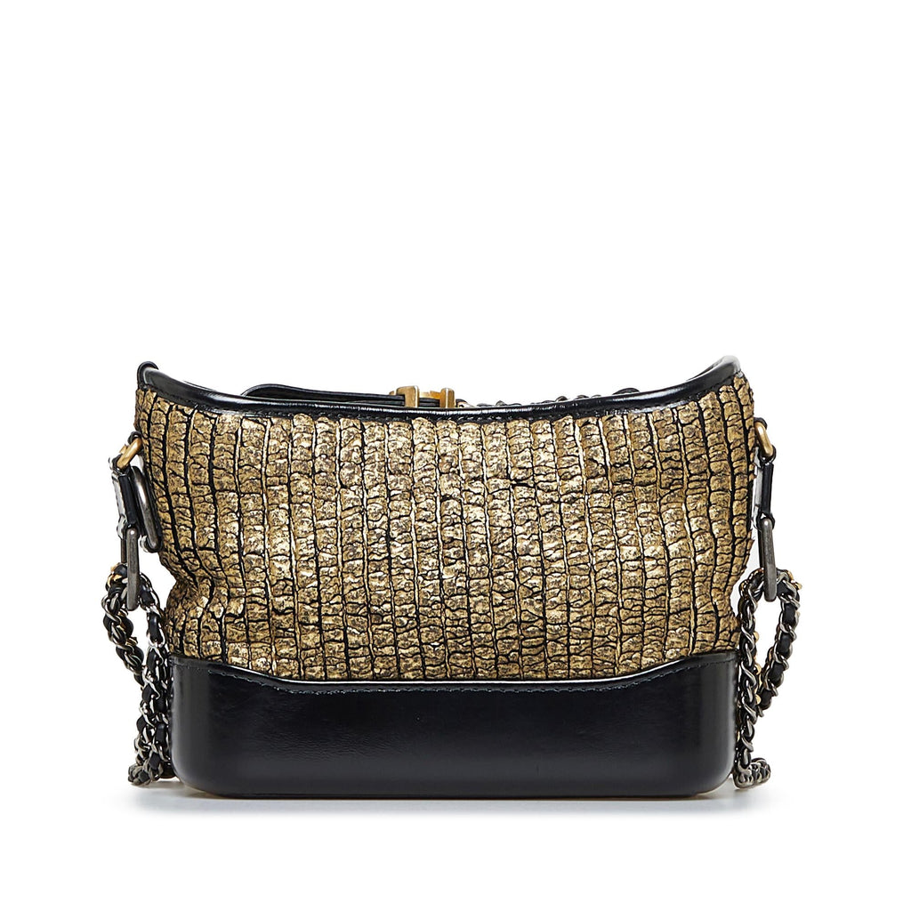 Chanel Small Painted Knit Gabrielle Crossbody Bag (SHG-o8pm25)